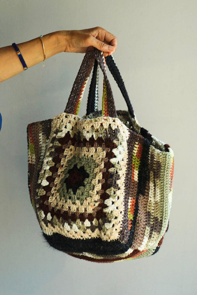 Hand-crocheted bag Diego