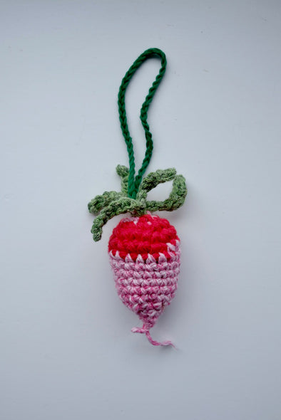 Hand crocheted charm. Radieserl Luise