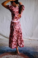 Fleurs Apricots Dress