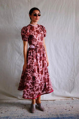 Fleurs Apricots Dress