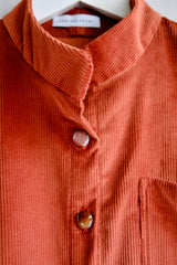 Cinnamon corduroy Travel Shirt