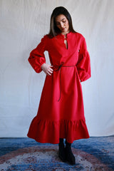 Julien dress. Winter Dress. Red