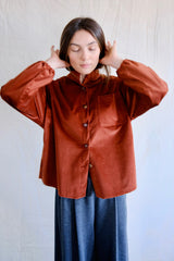 Cinnamon corduroy Travel Shirt