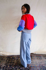 Knitwear No.94. Three colour Sweater