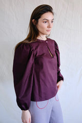 Colonelle Tunic. Prune