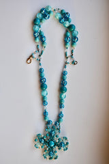 Turquoise 70s necklace