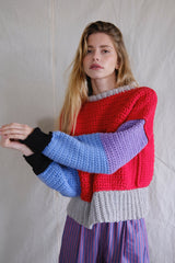 Knitwear No.94. Three colour Sweater