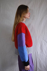 Knitwear No.94. Three colour Sweater