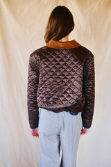 Cropped vest. Chocolat chaud