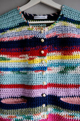 Knitwear No. 118. Alice. Hand-crocheted vest.