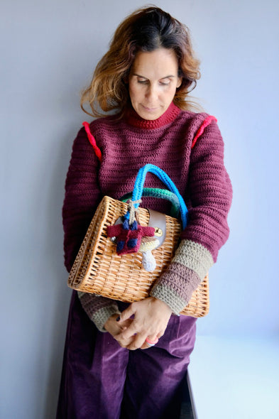 Winter Raffia Bag. Ilse