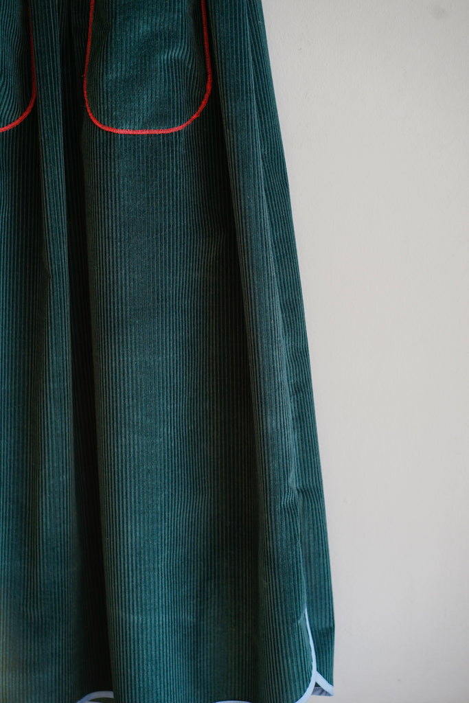 Green Corduroy skirt