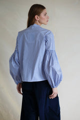 Seville Blouse Couture. Maurice. Ruffled