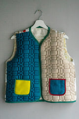 Reversible vest. Squirrel