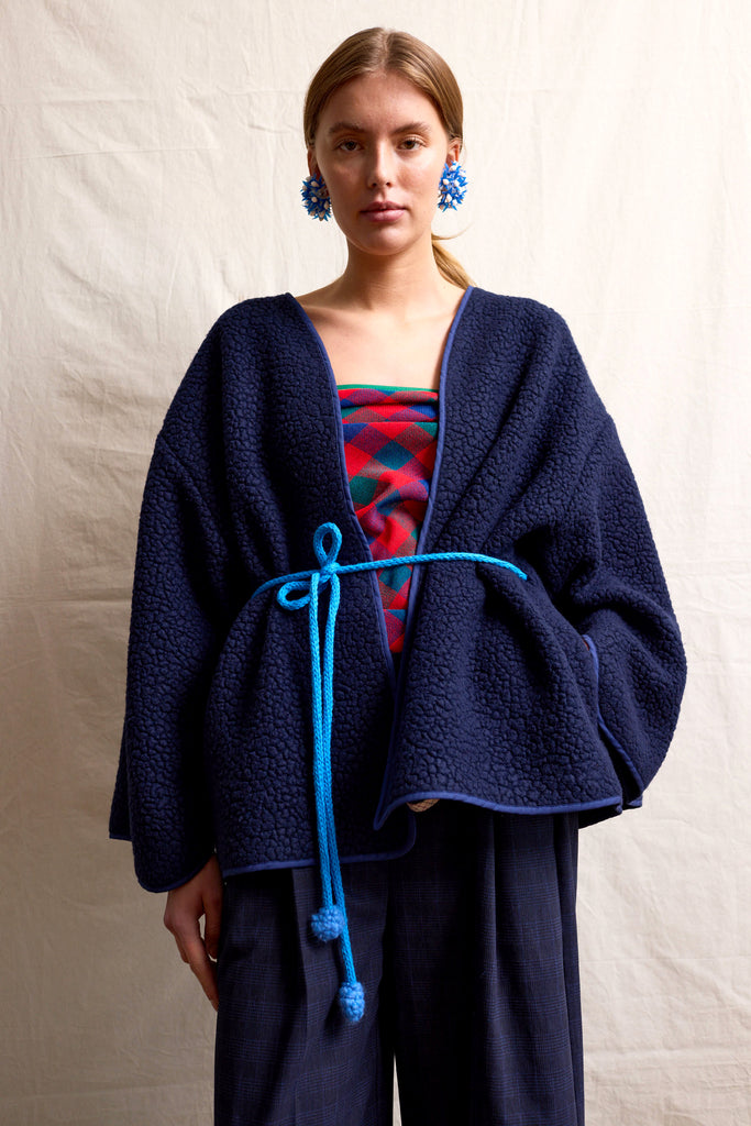 Blue Kimono Cardigan
