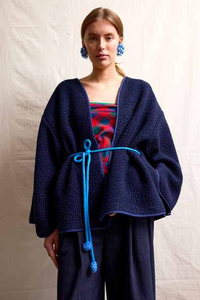 Blue Kimono Cardigan