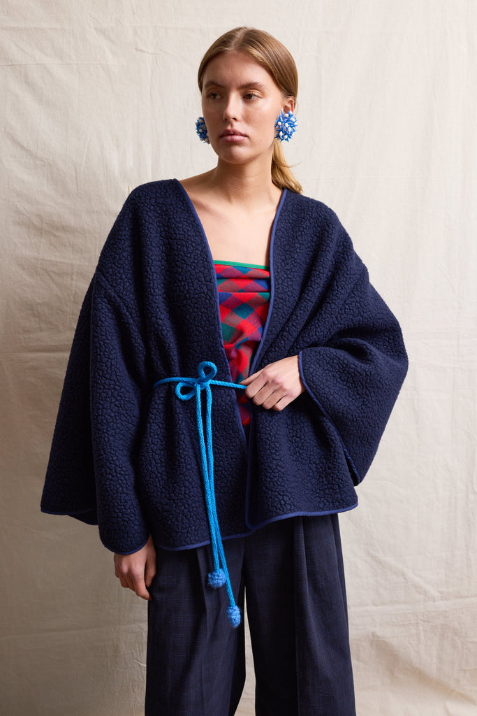 Blue Kimono Cardigan