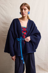 Blue Kimono Cardigan