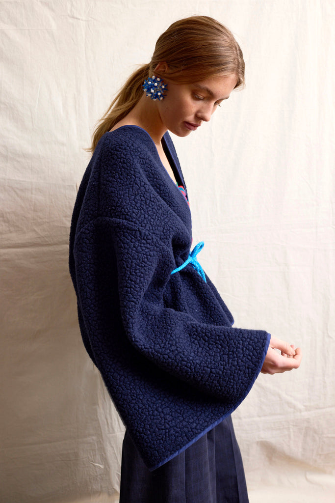 Blue Kimono Cardigan