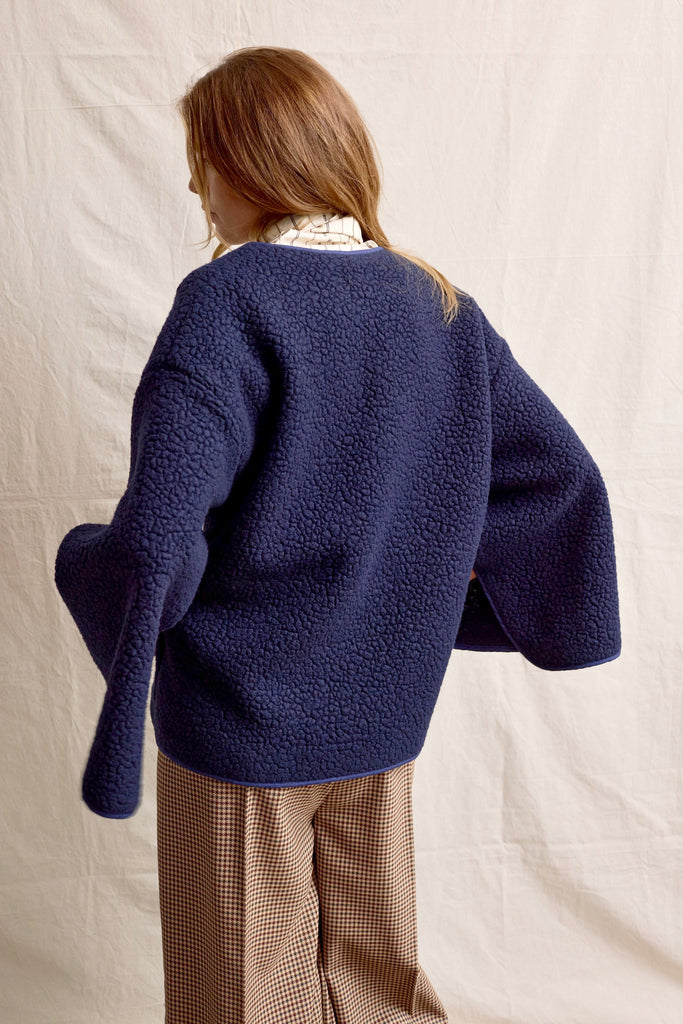 Blue Kimono Cardigan