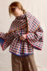 Checkered Reversible Kimono Kate