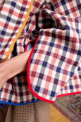 Checkered Reversible Kimono Kate
