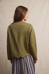 Trachtenjacke Wally. Woven Linen