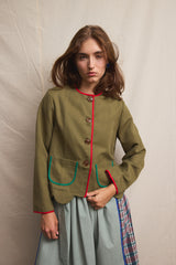 Trachtenjacke Wally. Woven Linen