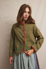 Trachtenjacke Wally. Woven Linen