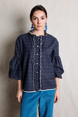 Seville Shirt. Ruffles. Frederic