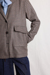 Three Pocket Blazer. Harris Tweed
