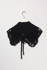 Crocheted Collar. Black