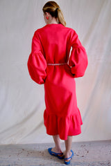 Julien dress. Winter Dress. Red