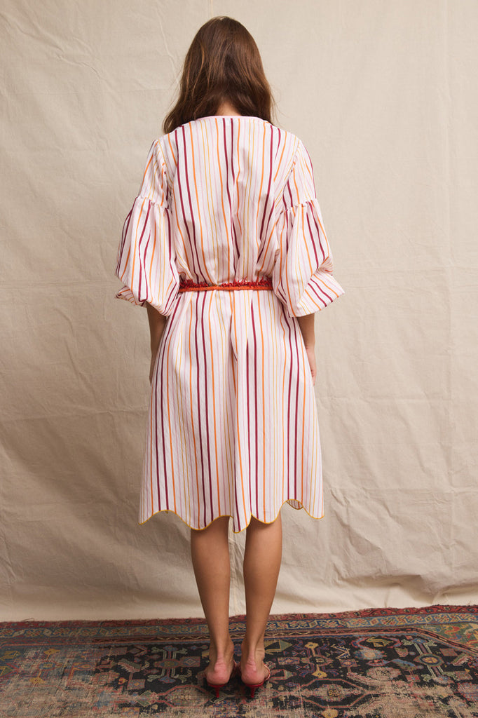 Julien Dress. Sun Faded Stripes