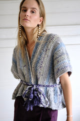 Knitwear No.101. Hand-knitted poncho vest