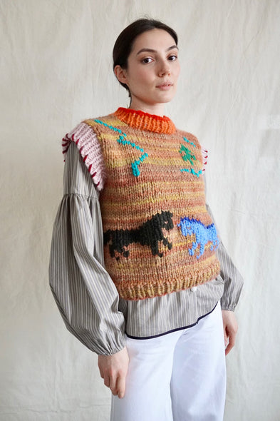 Knitwear No.134. Ride the Black Horse Jumper