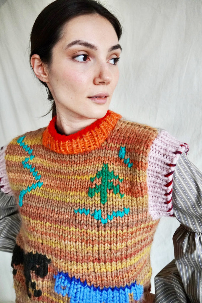 Knitwear No.134. Ride the Black Horse Jumper