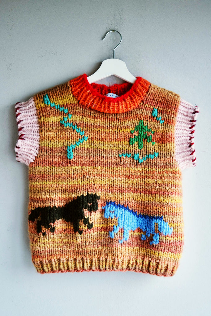Knitwear No.134. Ride the Black Horse Jumper