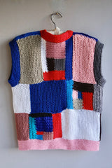 Knitwear No.98. Short sleeve Domino sweater