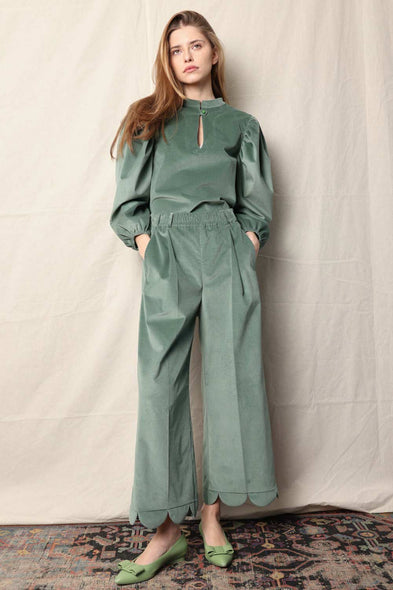 Marseille shell pants. Jade