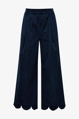 Marseille shell pants. Marine blue