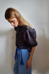 Memphis Blouse Silk by Jasmin Khezri Collection, silk chiffon, view 5 of 5