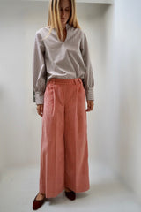 Nikola Blouse. Mocca Stripe