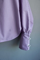 Nikola Blouse. Violet Stripe