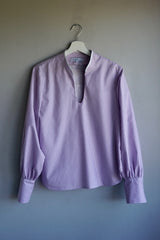 Nikola Blouse. Violet Stripe