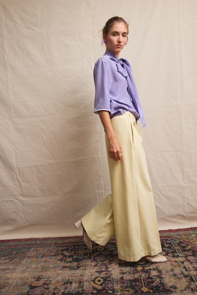 Palazzo Pants Egg Shell by Jasmin Khezri Collection