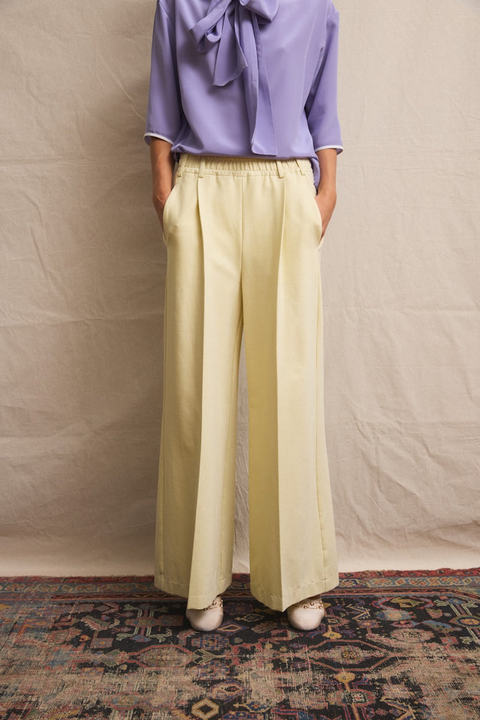 Palazzo Pants Egg Shell by Jasmin Khezri Collection, view 2 of 5