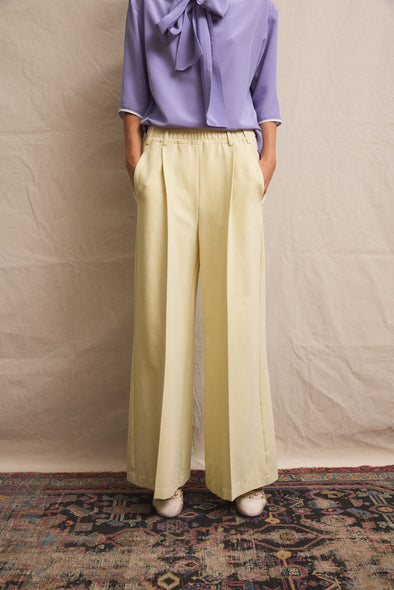 Palazzo Pants Egg Shell by Jasmin Khezri Collection, view 2 of 5