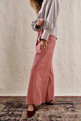 Palazzo Pants. Pale Rosé Corduroy