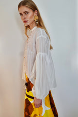 Seville Couture Blouse Pink Daisy by Jasmin Khezri Collection, view 4 of 4